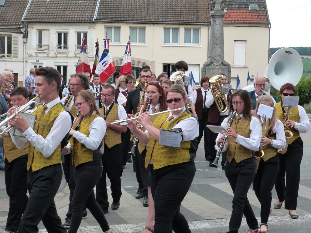 défilé franco-allemand 14 juillet 2017 Dormans