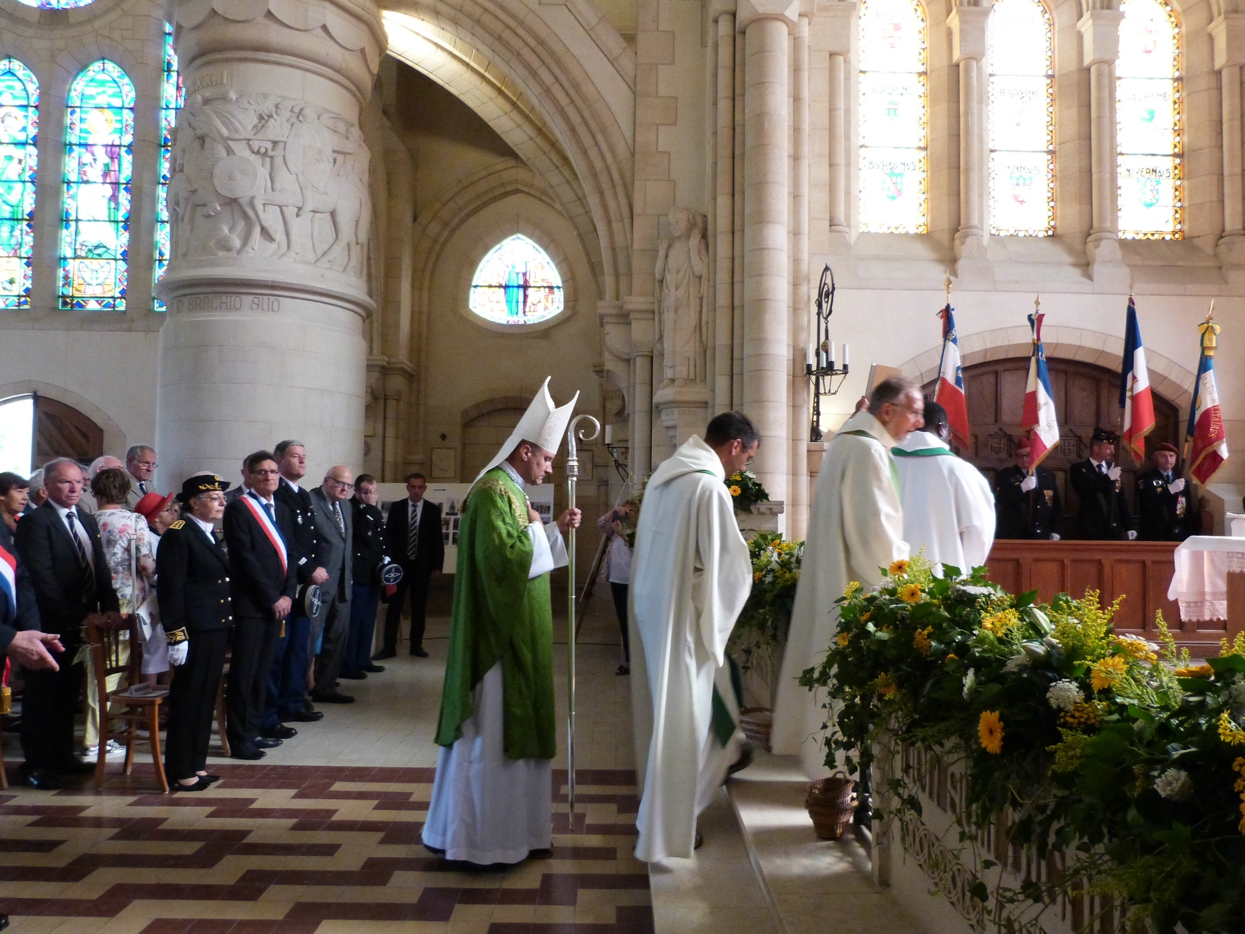 Monseigneur Touvet évêque de Châlons : 8 juillet 2018 Mémorial de Dormans